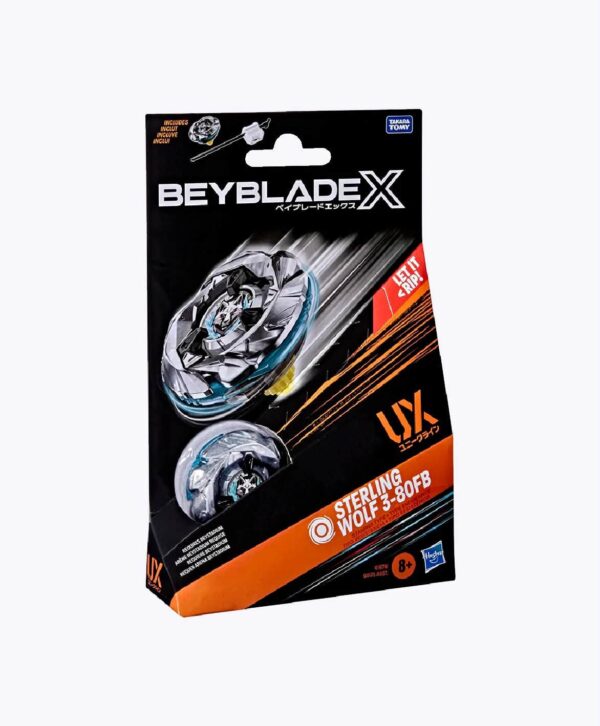 beyblade x 戰鬥陀螺 美版 銀狼3-80FB